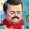 Ron Swanson Paint By Numbers