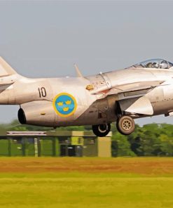 Saab J29 Tunnan Paint By Numbers