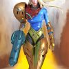 Samus Aran Game Character Paint By Numbers