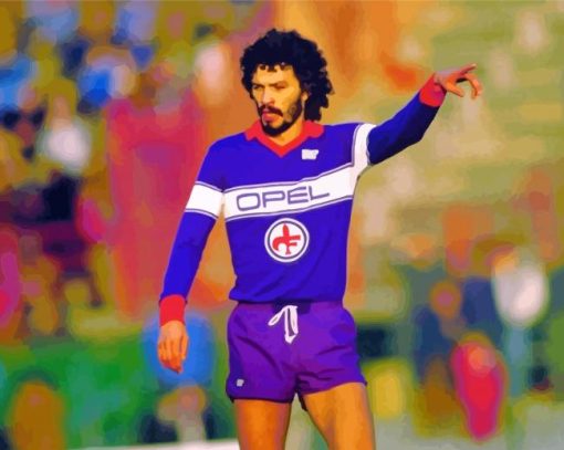 Socrates Footballer Paint By Numbers