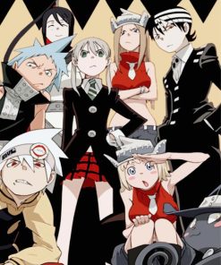 Soul Eater Anime Characters Paint By Numbers