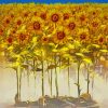 Sunflowers Ukrainian Art Paint By Numbers