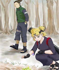 Temari And Shikamaru Narutopedia Paint By Numbers