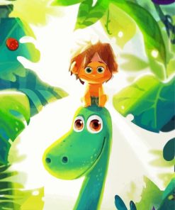 The Good Dinosaur Arlo And Spot Paint By Numbers