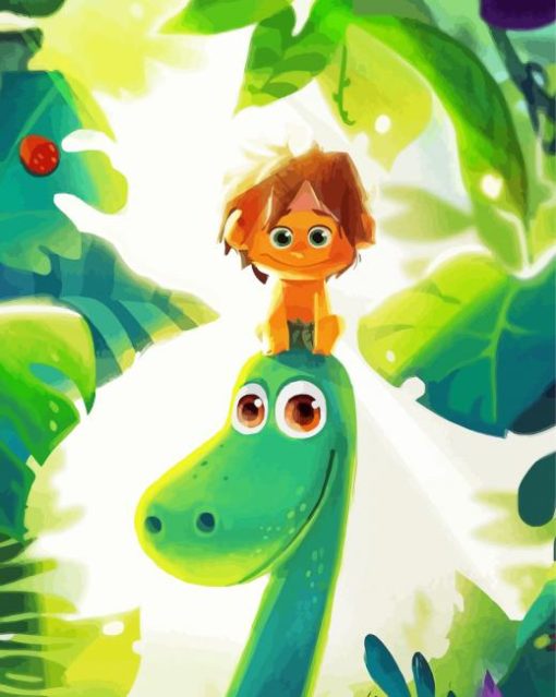 The Good Dinosaur Arlo And Spot Paint By Numbers