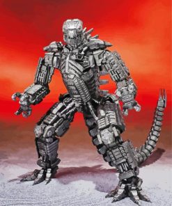 The Mechagodzilla Paint By Numbers