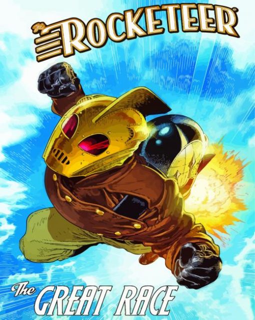 The Rocketeer Movie Poster Paint By Numbers