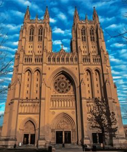 The Washington National Cathedral Paint By Numbers