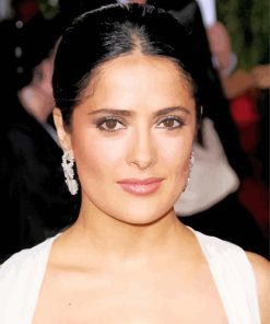 The Actress Salma Hayek Paint By Numbers