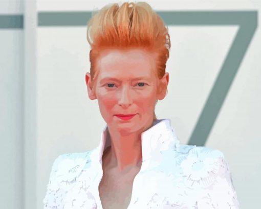 Tilda Swinton Actress Paint By Numbers