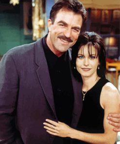 Tom Selleck And Courteney Cox Paint By Numbers