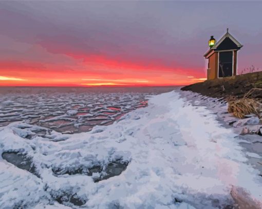 Volendam Sunset Paint By Numbers