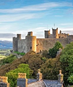 Wales The Harlech Castle Paint By Numbers