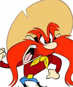 Yosemite Sam Cartoon Paint By Numbers