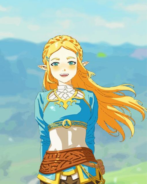 Zelda The Princess Paint By Numbers