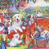 Adorable Dogs And Kittens Paint By Numbers