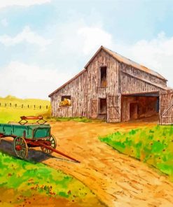 Aesthetic Summer Farm Art Paint By Numbers