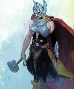 Aesthetic Thor Women Art Paint By Numbers