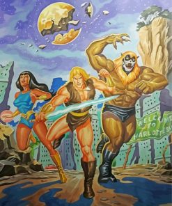 Thundarr the Barbarian Paint By Numbers