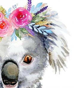 Animals With Flower Crown Paint By Number