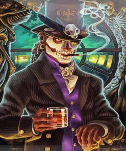 Baron Samedi Smoking Paint By Number