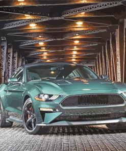 Bullitt Mustang Car Paint By Numbers