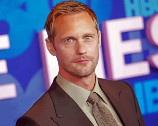 Classy Alexander Skarsgard Paint By Numbers