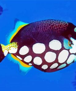 Clown Triggerfish Paint By Numbers