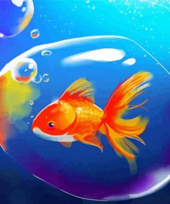 Cute Fish Art Paint By Numbers