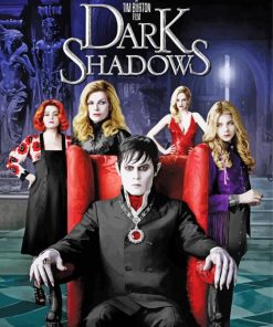 Dark Shadows Poster Paint By Numbers