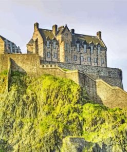 Edinburgh Castle Building Paint By Numbers