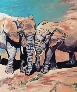 Elephant Lovers Paint By Numbers