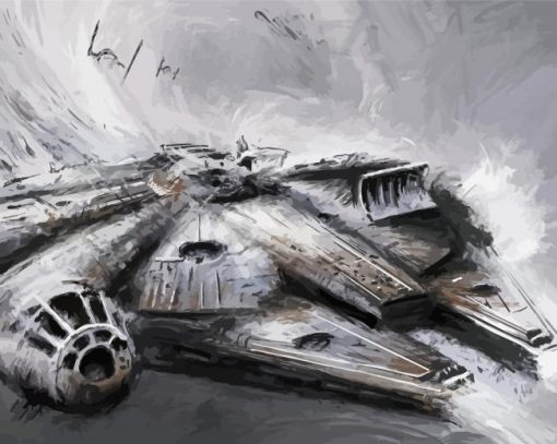 Millennium Falcon Paint By Numbers