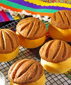 Pan Dulce Mexican Bread Paint By Numbers