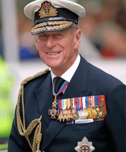 Prince Philip Duke Of Edinburgh Paint By Numbers