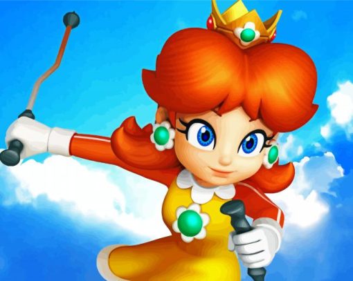 Princess Daisy Paint By Numbers