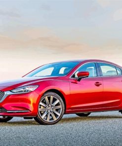 Red Mazda 6 Paint By Numbers