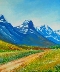 Scenery Mountains Landscape Art Paint By Numbers