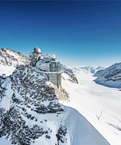 Snowy Jungfrau Paint By Number