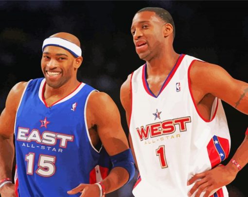 Vince Carter And Tracy McGrady Paint By Numbers