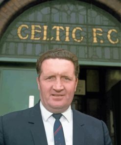 Classy Jock Stein paint by numbers