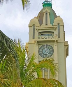 The Aloha Tower Lighthouse Paint By Numbers