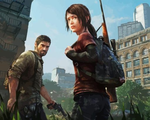 Joel And Ellie The Last Of Us Paint By Numbers