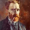 Van Gogh Pipe Portrait Paint By Numbers