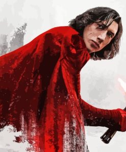 Kylo Ren Paint By Numbers