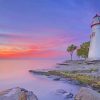 Marblehead Lighthouse Sunset Paint By Numbers