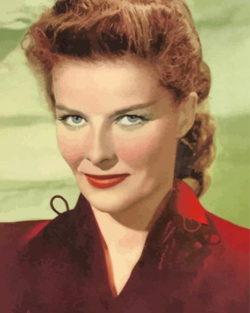 Actress Katharine Hepburn Paint By Numbers art