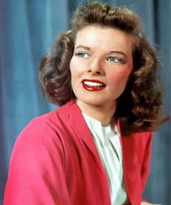 Aesthetic Katharine Hepburn Paint By Numbers art