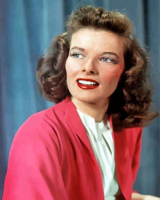 Aesthetic Katharine Hepburn Paint By Numbers art