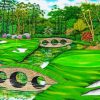 Amen Corner Golf Paint By Number